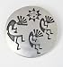 Hopi L. Qumawunu Kokopelli Sterling Silver Pin Pendant picture