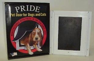 PRIDE PET DOOR DELUXE SMALL ANODIZED 5X7.125