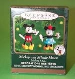 2000 Mickey and Minnie Mouse Mickey & Co. Miniature Onrament QXD4041