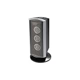 HOLMES PRODUCTS HCH6150U Triple Ceramic Heater W/comfort Control Thermostat Gray