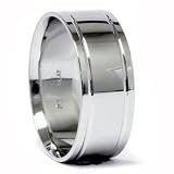 Mens Solid 950 Platinum High Polished Comfort Fit Wedding Ring Band 7-12