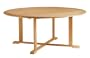 Oxford Garden 67-Inch Round Shorea Dining Table