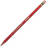 Prismacolor Col-Erase Pencil with Eraser, Carmine Red Lead/Barrel, 12 per Box (20045)