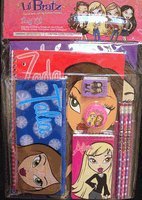 Bratz 9 pcs stationery school supplies value pack