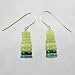 Serpentine, Jet and Amazonite Earrings, #10745