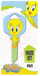 Tweety Bird Swing Kwikset KW1 House Key Looney Tunes