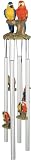 Wind Chime Round Top Parrots Hanging Porch Garden Decoration Windchime