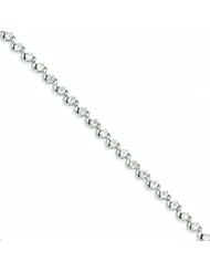 Genuine 14K White Gold White Gold Diamond Bracelet 10 Grams Of Gold 100% Satisfaction Guaranteed.