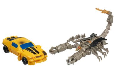 Childrens Toyshop  Toys : Transformers Bumblebee vs Scorponok