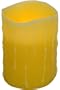 Gerson Everlasting Glow 6-Inch-by-4-Inch Flameless Drip Wax Candle with Timer