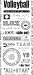 Creative Imaginations Art Warehouse Volleyball Collection Clear Jumbo Stickers