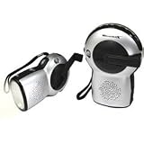 GPX Weather X FR2815 AM/FM Radio with Flashlight with Rechargeable Circuitry