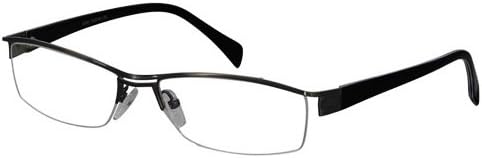 EyeBuyExpress Rectangle Gun Reading Glasses Magnification Strength 0.75