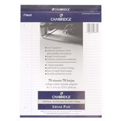 Pad Legal Cambridge White 70 Ct
