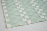 IMAGE OF C8 - Aqua White (Matt) 3D Waves Arch Glass Tile