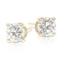 0.25ct Round Cut Diamond Stud Earrings I1-J