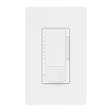 Lutron MS-OP600M-WH Maestro 600 Watt Multi-Location Dimmer with Occupancy Sensor, White