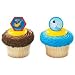 WallE and Eve Cupcake Ring Toppers - 12 ct