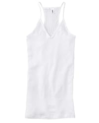 Ladies' 3.8 oz. Janet 2x1 Sheer Rib Racerback Tank