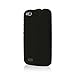 Empire Mpero Snapz Series Rubberized Case for BLU Life Play - Retail Packaging - Black