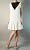 Andrea Sleeveless Knee length Dress with Embriodered Chest