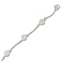 Sterling Silver Hawaiian Hibiscus Bracelet