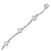 Sterling Silver Hawaiian Hibiscus Bracelet