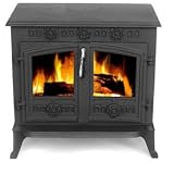 12kW CAST IRON WOODBURNING MULTIFUEL STOVE - genuine CE certificate issued in the UK.  from Vortigern