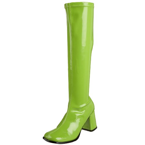 Buy Cheap Funtasma by Pleaser Women's Gogo-300 Boot,Lime Stretch Patent,7 M