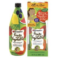 Drinkables Liquid Fruits and Vegetables Dietary Supplement - 30 Oz