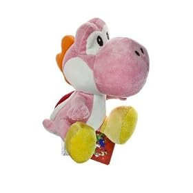 Nintendo Super Mario Bros. Wii Plush Toy - 6 Pink Yoshi by Global Holdings