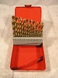 Tools & Hardware : 29 Piece HSS Titanium Drill Bit Set