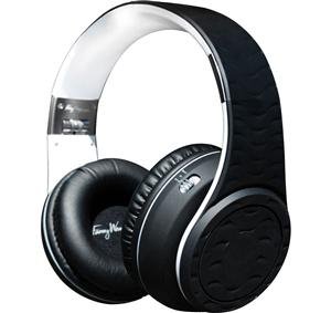 Fanny Wang Headphones Co. Over Ear DJ Headphones with Selectable Bass Boost, Tuxedo, (FW-2001-BLK-WHI)