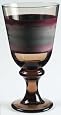Libbey - Rock Sharpe Nova-Brown Water Goblet