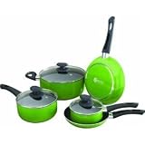 Ecolution Elements Eco-Friendly 8 Piece Cookware Set Green Discount