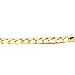 14K Yellow Gold Man's Links Bracelet - 8 inches