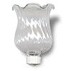 Votive Cup With Classic Tulip Shape In Attractive Swirl Design (Pkg/12)