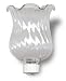 Votive Cups, Classic Tulip Design, Swirl Glass-Pkg/12