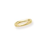 18k Yellow Gold 3mm Comfort Fit Women's Wedding Band