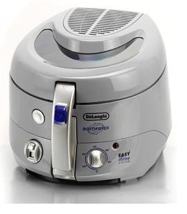 DeLonghi F18316S Roto Fryer with Easy Clean System, Silver