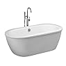 American Standard 2764014M202.011 Cadet Freestanding Tub, Arctic White
