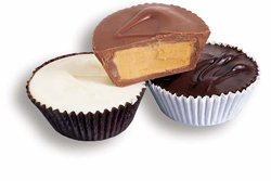 Giant Peanut Butter Cups - Dark Chocolate [24CT Box] by Asher