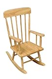 Spindel Rocking Chair in Natural Finish By Kidkraft Furniture