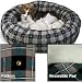 Bagel Bed in Pawprint - Medium - 35 (Caddis)