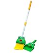 Silly Sam Talking Broom with Dust Pan