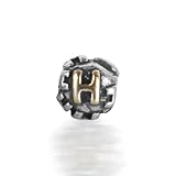 Bling Jewelry 925 Sterling Silver Letter H Alphabet Bead Screw Core Chamilia Pandora Bead Style
