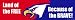 Land Of The Free, Because of The Brave Bumper Strip Magnet