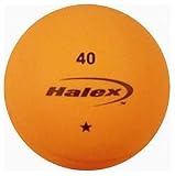 Halex Tsunami 1 Star Table Tennis Balls - 6 Pack - Orange