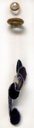 Blue Agate Slice Wind Chime
