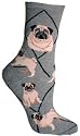 Pug Cotton Puppy Dog Breed Animal Socks 9-11